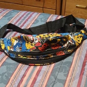 Graphic Print Men's Belt Bag